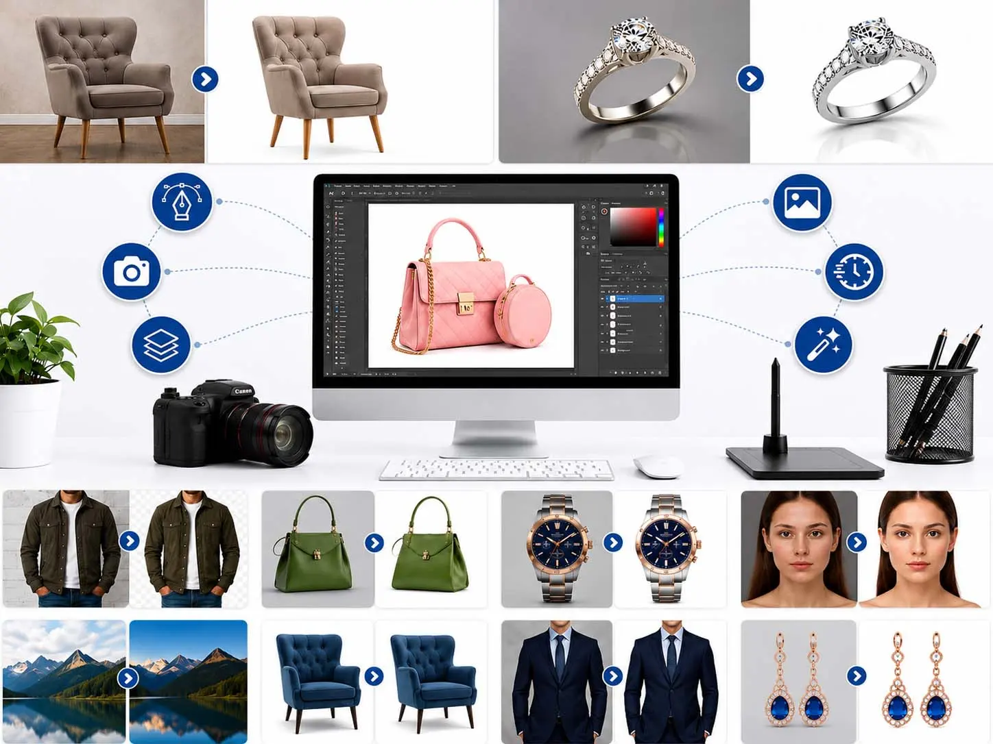 Professional outsourcing image editing studio built for clean quality and fast delivery.